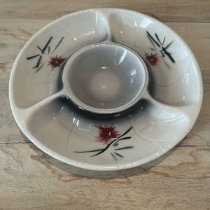 Vintage 1961 Lane & Co Divided Serving Dish